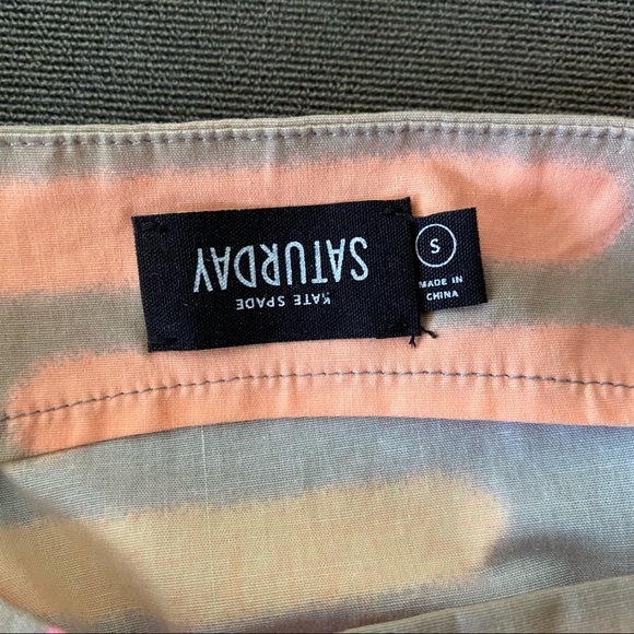 Kate Spade Crop Top Pink Gray Small - Picture 4 of 5